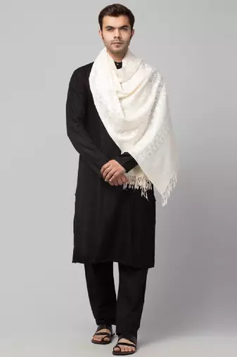 Men embroidered stole