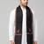 Men fine wool kingri embroidery stole with fringes
