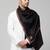 Men fine wool kingri embroidery stole with fringes