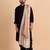 Men floral embroidered stole