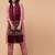 Geometric woven design acrylic stole