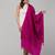 Floral embroidered aari work woollen stole