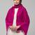 Floral embroidered aari work woollen stole