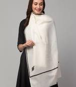 Women paisley embroidered stole