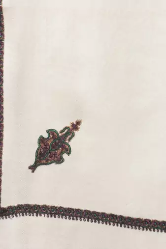 Women paisley embroidered stole