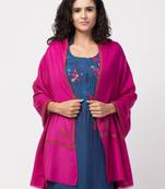 Women fine wool kingri embroidered stole