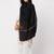 Women ethnic motifs embroidered wool stole with fringed border