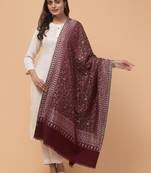 Women woven design stole