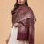 Women woven design stole