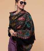 Women woven ethnic motifs design stole