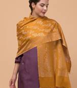 Women ethnic motifs woven stole