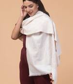 Women woven design stole