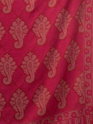 Women ethnic motifs woven design shawl 2