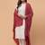 Women ethnic motifs woven design shawl
