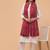 Women ethnic motifs woven design shawl