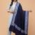 Paisley embroidered acrylic shawl