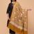 Floral embroidered shawl