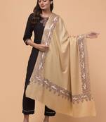 Paisley embroidered shawl