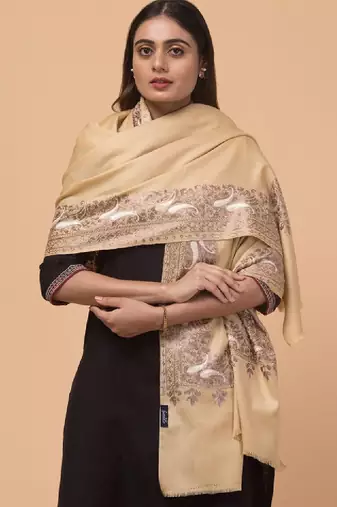 Paisley embroidered shawl