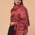 Checked woven design woollen shawl
