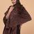 Floral woven design woolen shawl