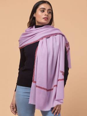 Paisley embroidered pure woollen shawl 3