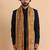 Checked woven design woolen shawl