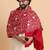 Floral embroidered acro woolen shawl