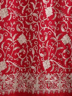 Floral embroidered acro woolen shawl 2