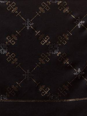 Geometric woven design woollen shawl 2