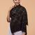 Geometric woven design woollen shawl