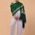 Floral aari embroidered acrylic woollen shawl