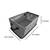 Grey & black 2 pieces multi-utility wardrobe organizers
