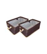 Brown 2 pieces multi-utility organisers