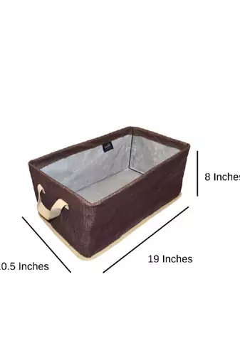 Brown 2 pieces multi-utility organisers