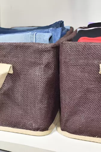 Brown 2 pieces multi-utility organisers