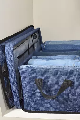 Blue 3 pieces multi-utility organisers