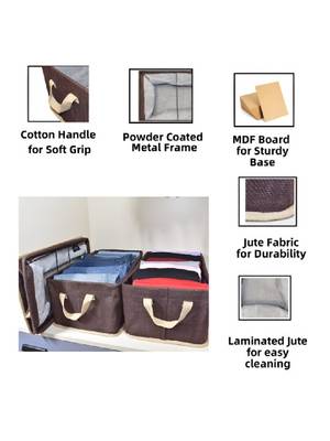 Blue 3 pieces multi-utility organisers 4