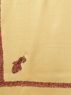 Women paisley woven design pure woollen shawl 2