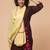 Women paisley woven design pure woollen shawl
