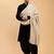 Men checked woven design shawl