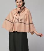 Paisley embroidered pasmina shawl