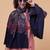 Floral printed pashmina style woolen shawl