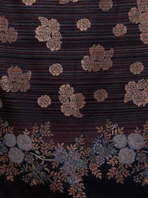 Floral woven design woollen shawl 2