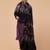 Floral woven design woollen shawl