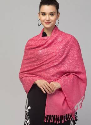 Embroidered wool shawl 1