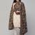 Women embroidered velvet shawl