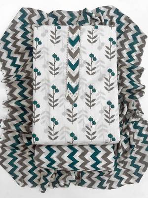 printed cotton unstitched dress material 2