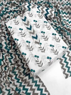 printed cotton unstitched dress material 3