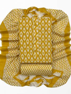 printed cotton unstitched dress material 5